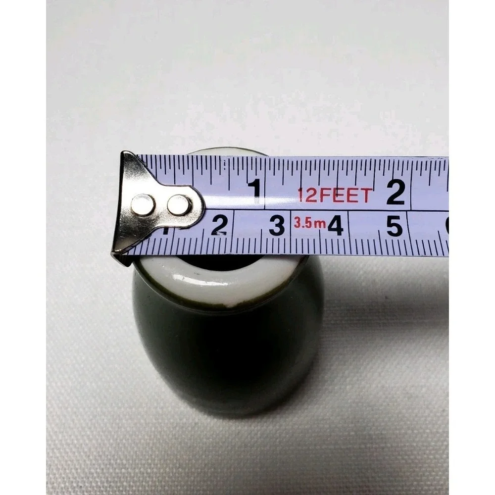 Hull Pottery Green Mini Bud Vase‎ Vintage Gloss Glaze Made In USA